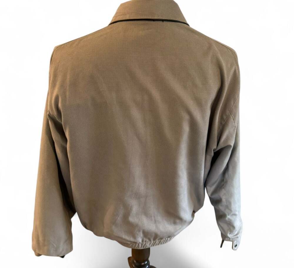 Vintage Weatherproof Black Genuine Reversible Leather Jacket, Men's M - Picture 4 of 7